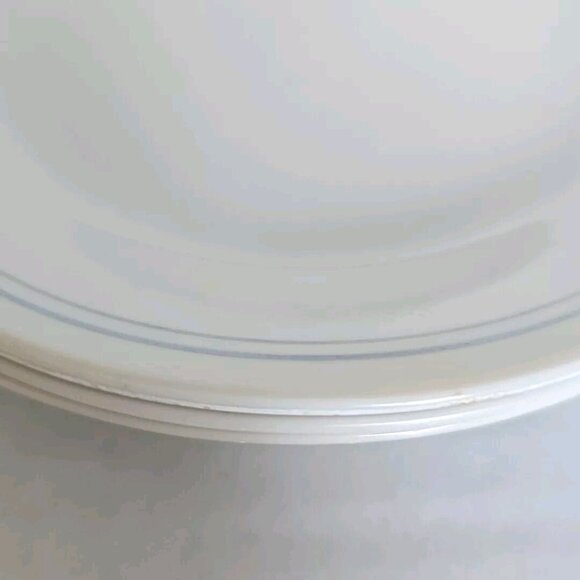 Corelle Blue Lilly Bread Plates 6.75" dessert side plate dish set of 3 Corning - Picture 8 of 11